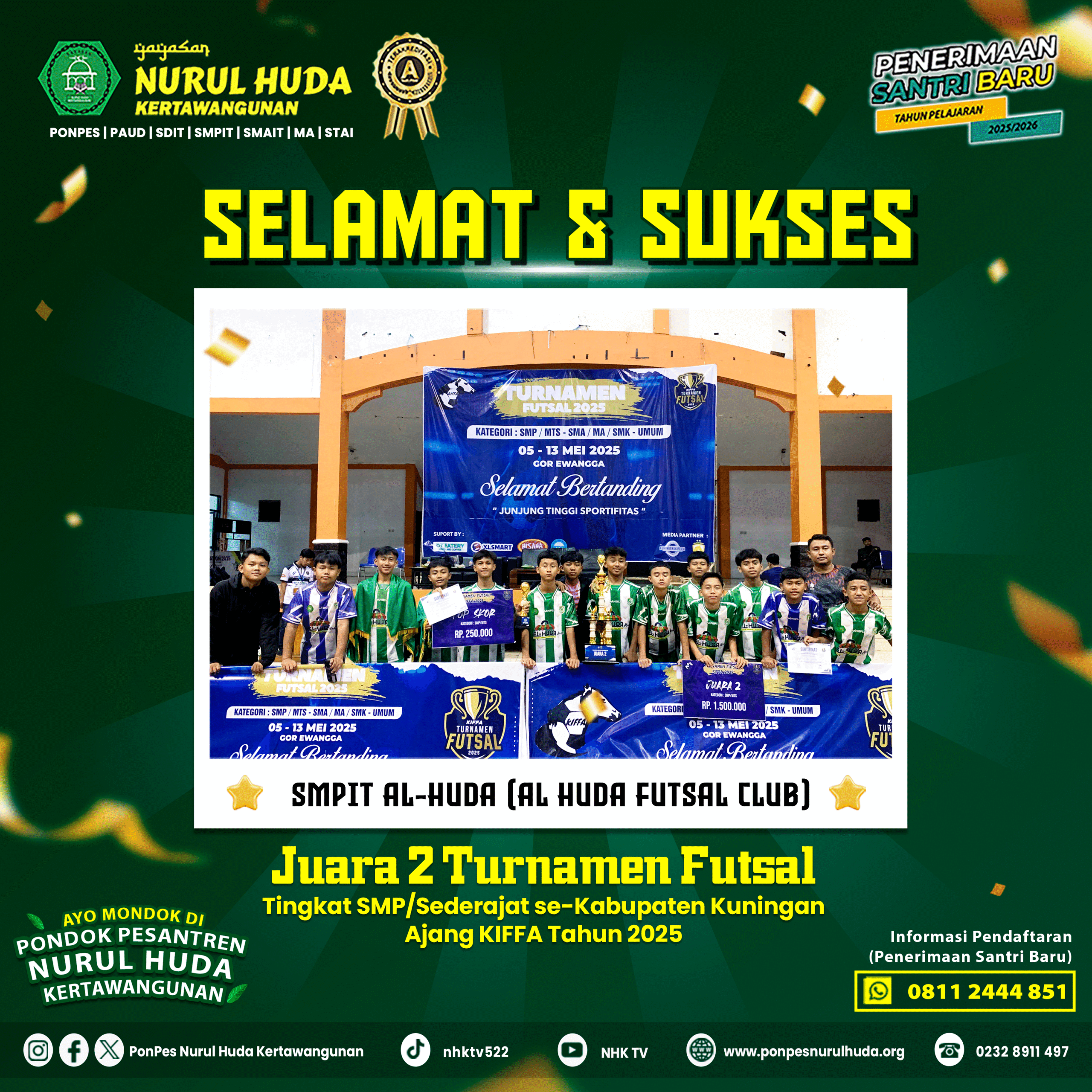al huda fc juara 2